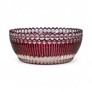 Centre De Table en Cristal De Bohême - Italie, années 30